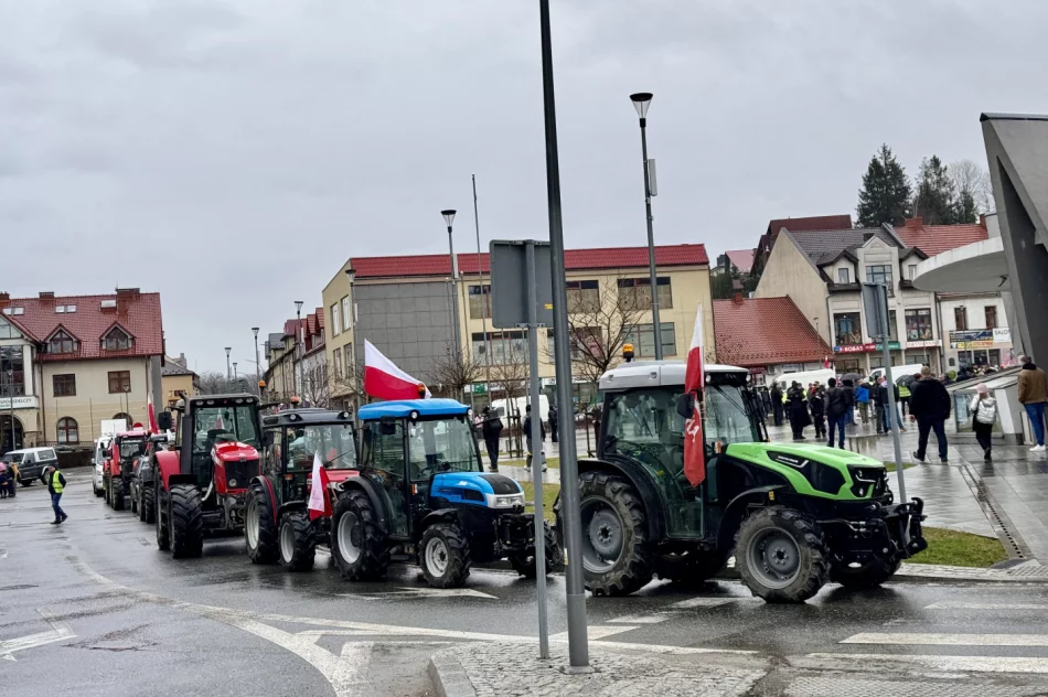 Protest rolników w Limanowej - zdjęcie 6
