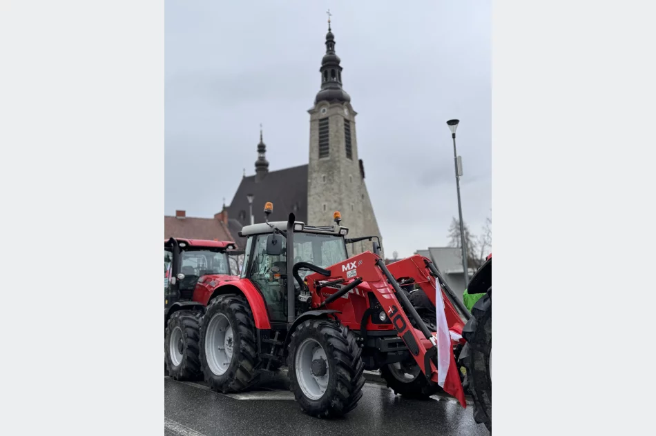 Protest rolników w Limanowej - zdjęcie 9
