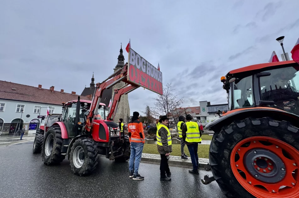 Protest rolników w Limanowej - zdjęcie 10