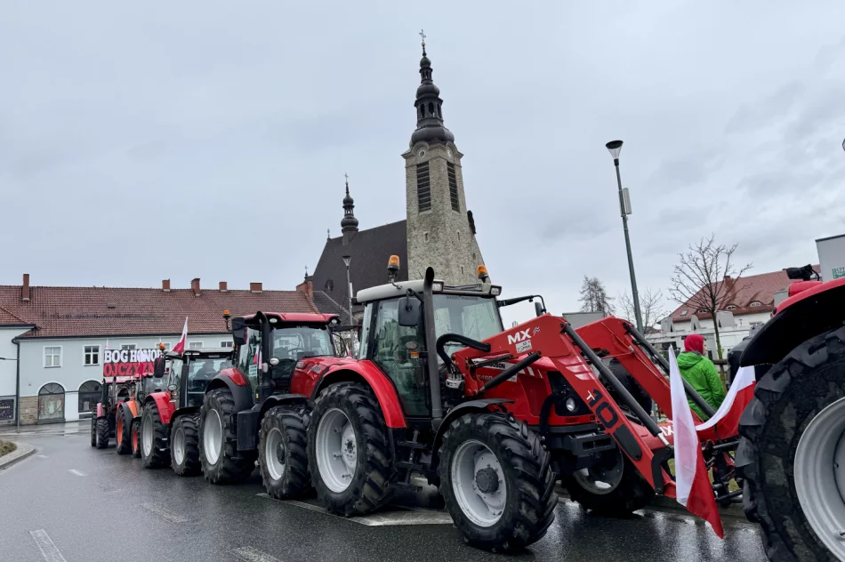 Protest rolników w Limanowej - zdjęcie 11