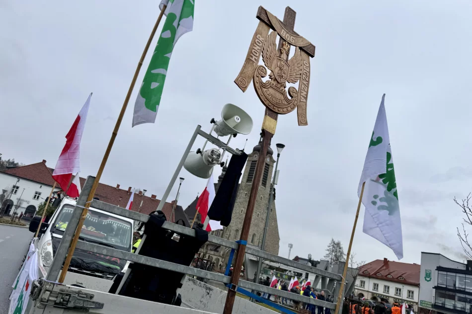 Protest rolników w Limanowej - zdjęcie 13