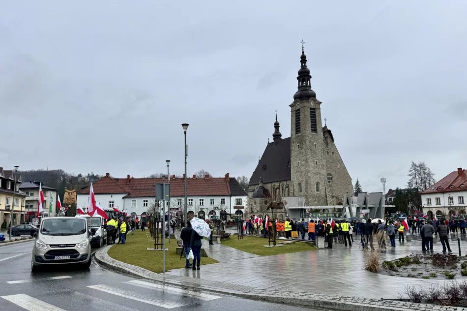 Protest rolników w Limanowej - zdjęcie 14