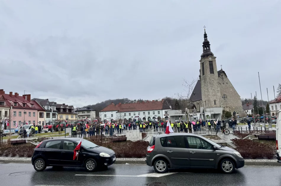 Protest rolników w Limanowej - zdjęcie 16