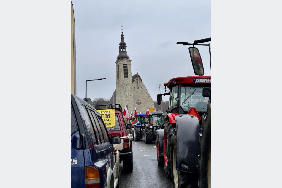 Protest rolników w Limanowej - zdjęcie 17