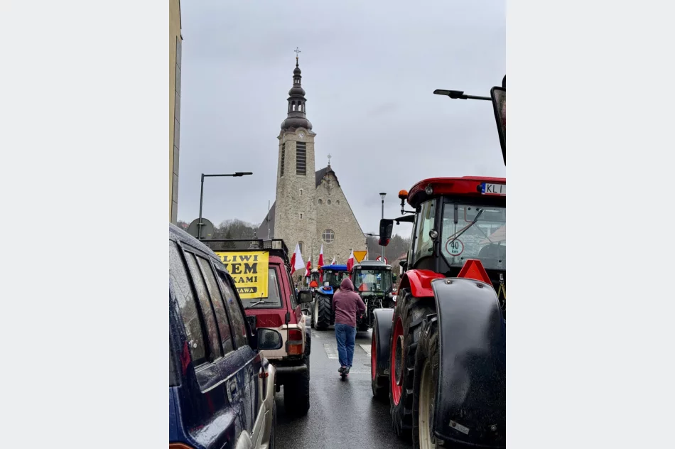 Protest rolników w Limanowej - zdjęcie 20
