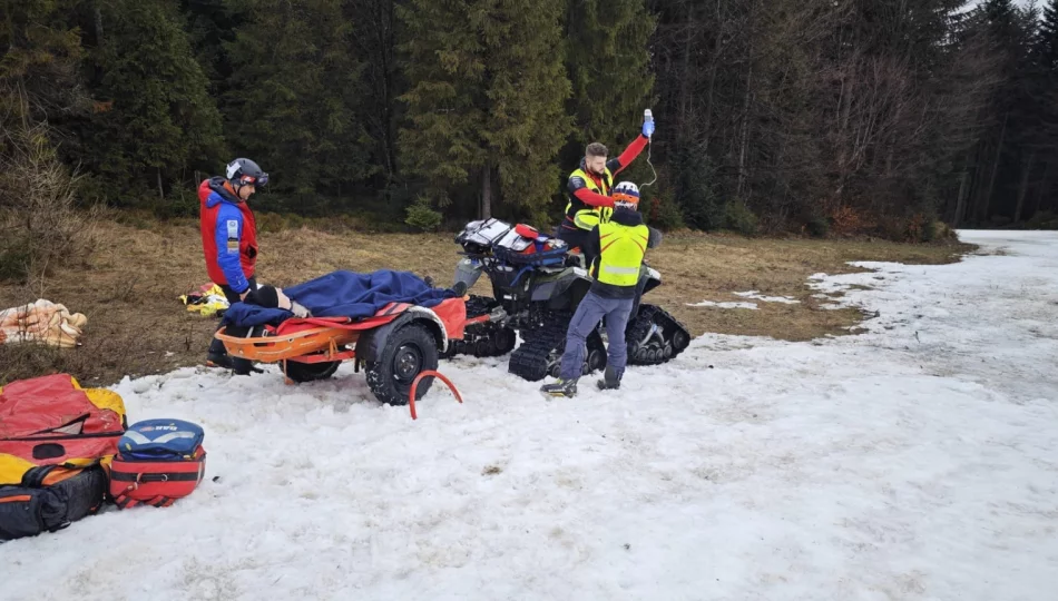 Akcja ratunkowa GOPR w górach dla turysty z Norwegii - zdjęcie 1