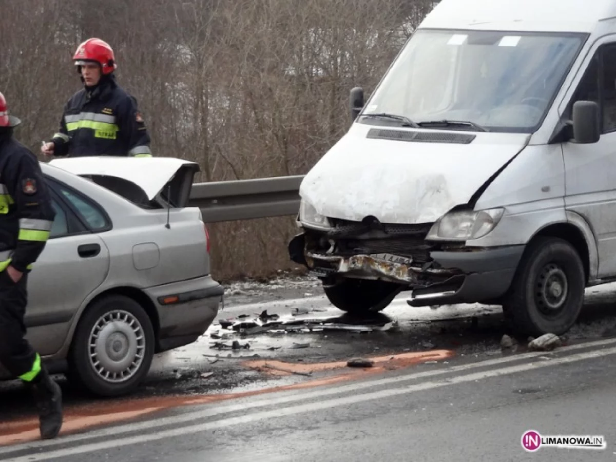 Zderzenie czterech samochodów