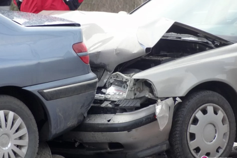 Zderzenie czterech samochodów - zdjęcie 2