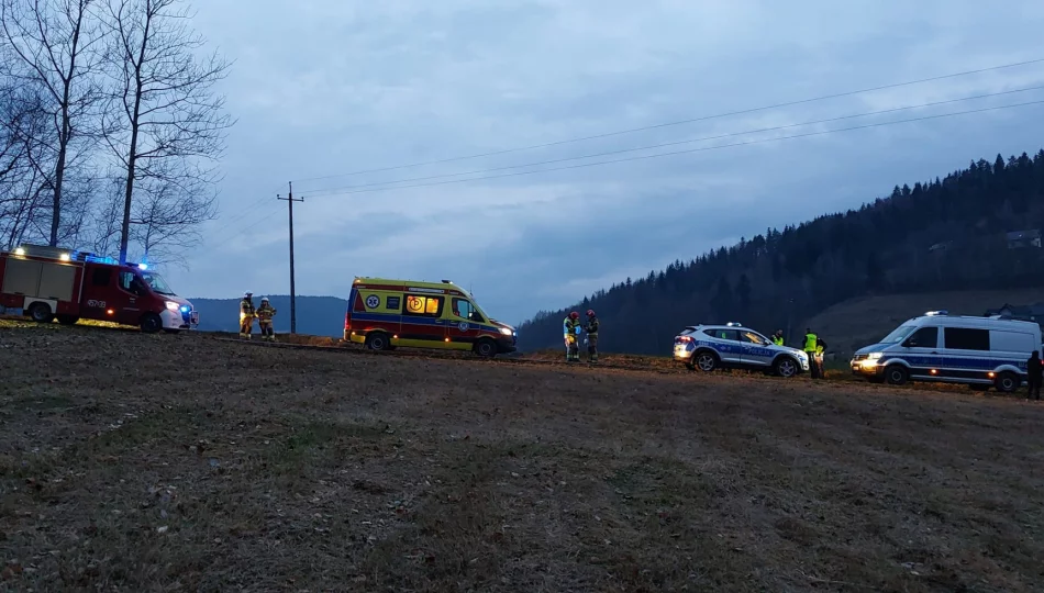 Wypadek konnego zaprzęgu, wezwano LPR - zdjęcie 1