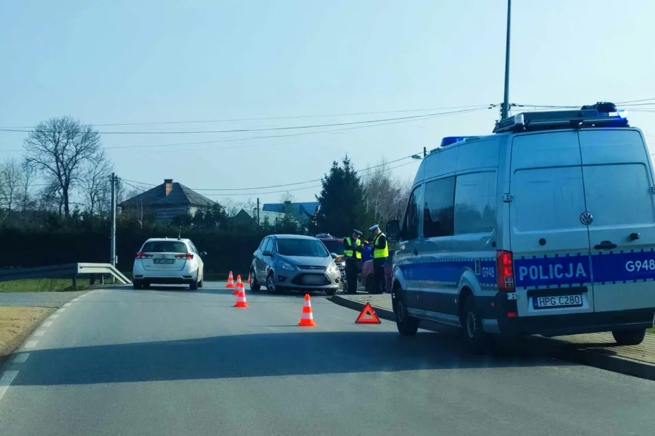 Zderzenie aut, jedna osoba trafiła do szpitala - zdjęcie 2