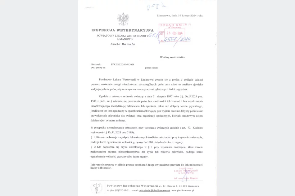 Prośba o pilnowanie psów przez właścicieli / opiekunów - zdjęcie 2