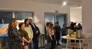W Miejskiej Galerii Sztuki odbył się wernisaż wystawy pt. „Rytmy i światłocienie” Ewy Stokłosy - zdjęcie 4