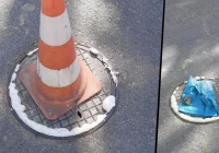 Nietypowa naprawa pokrywy studzienki - zdjęcie główne