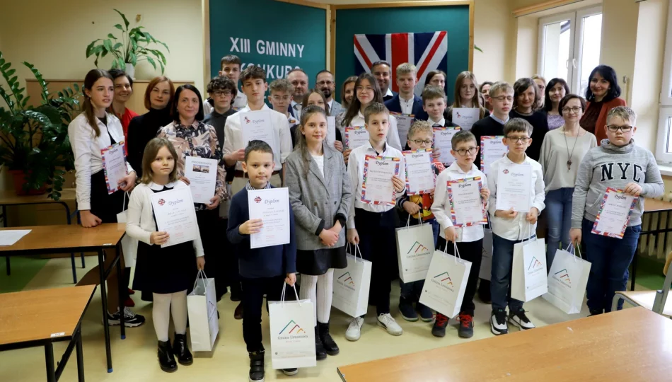 XIII Gminny Konkurs Języka Angielskiego - zdjęcie 1
