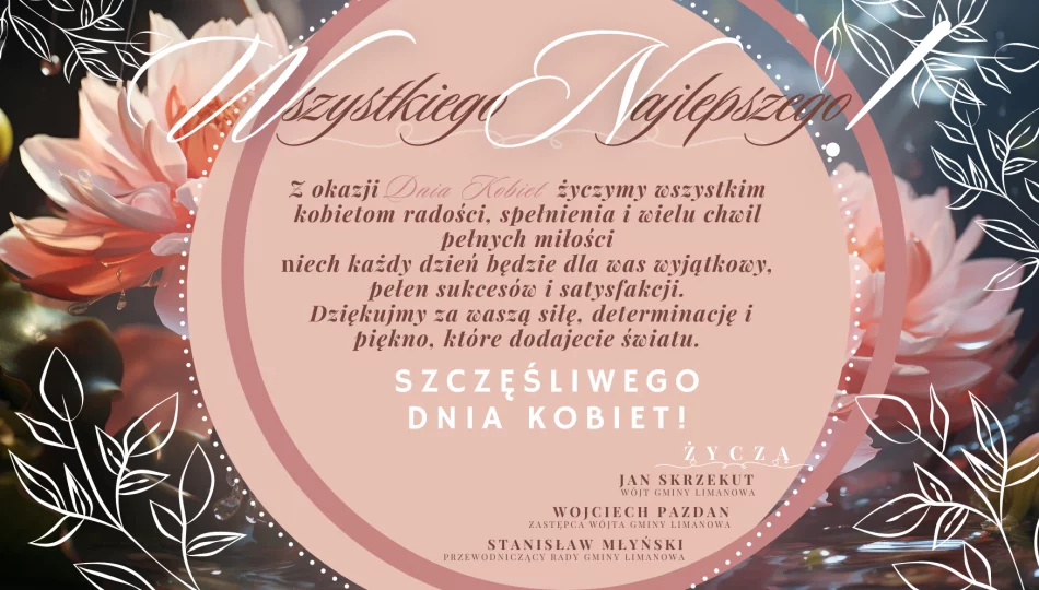 Życzenia z okazji Dnia Kobiet ! - zdjęcie 1
