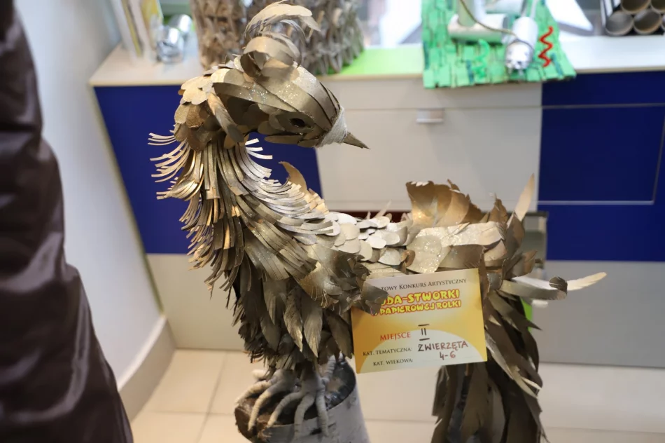 CUDA-STWORKI Z PAPIEROWEJ ROLKI Podsumowanie powiatowego konkursu - zdjęcie 12