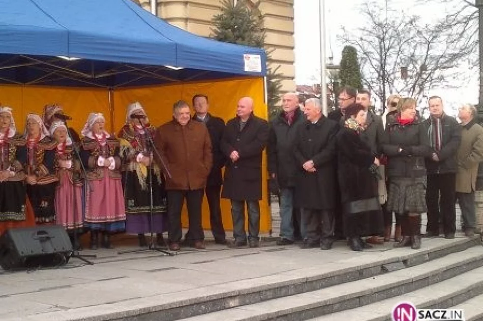 Sądeczanie przełamali się opłatkiem - zdjęcie 3
