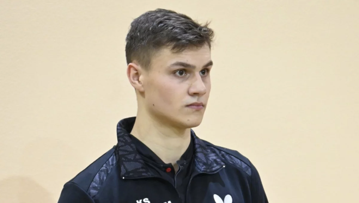 Dawid Kosmal na podium