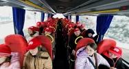 Odwiedziny Młodzieżowej Drużyny Pożarniczej OSP Wysokie w Państwowej Straży Pożarnej w Limanowej - zdjęcie 5