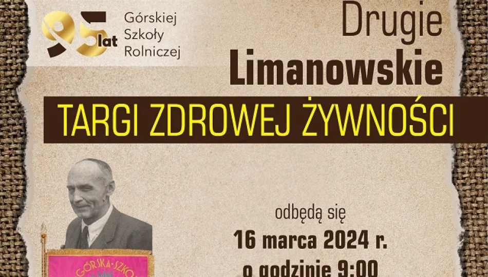 16 marca odbędą się drugie limanowskie Targi Zdrowej Żywności - zdjęcie 1