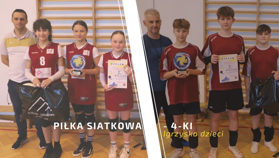 Poznaliśmy ZWYCIĘZCÓW Igrzysk Dzieci Piłki siatkowej - 4-ki - zdjęcie 1