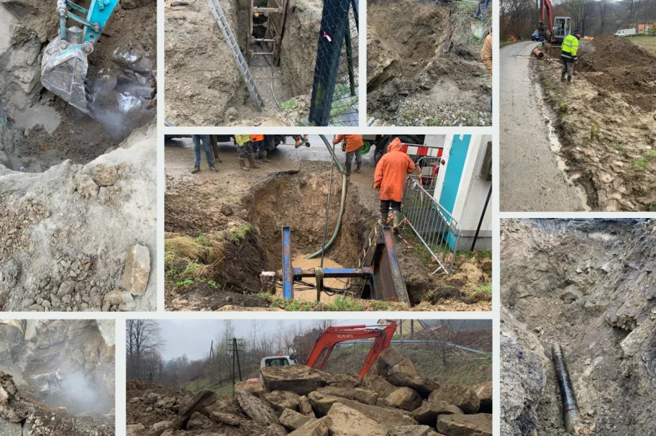 Szybkie postępy przy budowie sieci kanalizacyjnej w Koszarach - zdjęcie 2