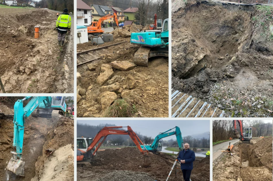 Szybkie postępy przy budowie sieci kanalizacyjnej w Koszarach - zdjęcie 3