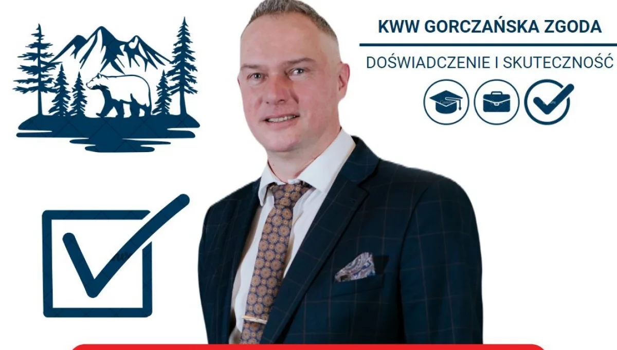Zenon Dziedzic, kandydat na wójta gminy Niedźwiedź