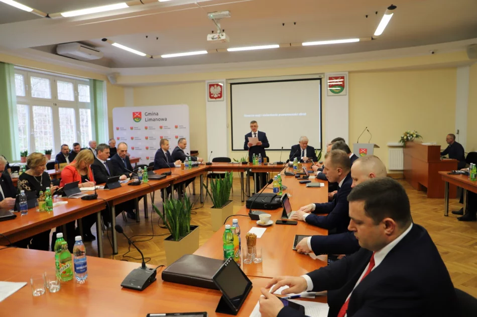XXXIV sesja Rady Gminy Limanowa - zdjęcie 3