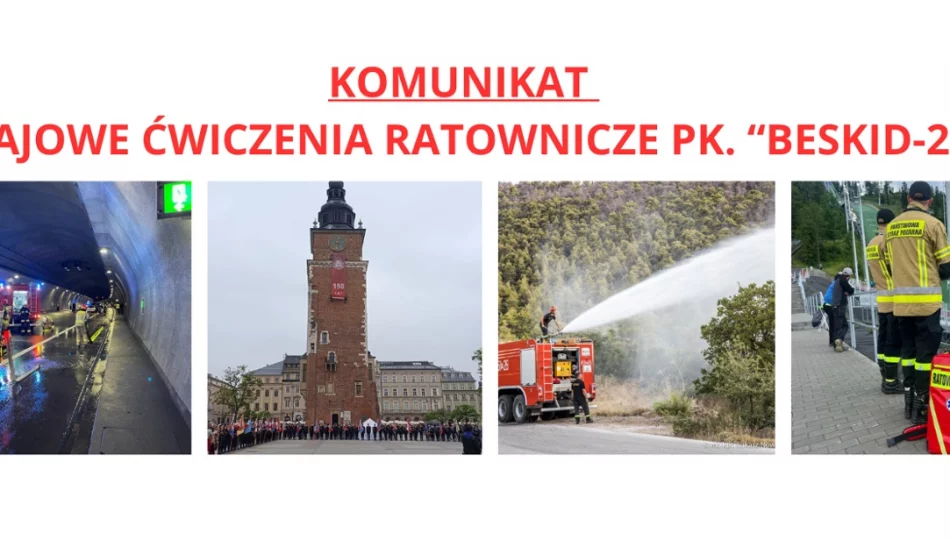 Komunikat: krajowe ćwiczenia Beskid 24, uwaga na wzmożony ruch - zdjęcie 1