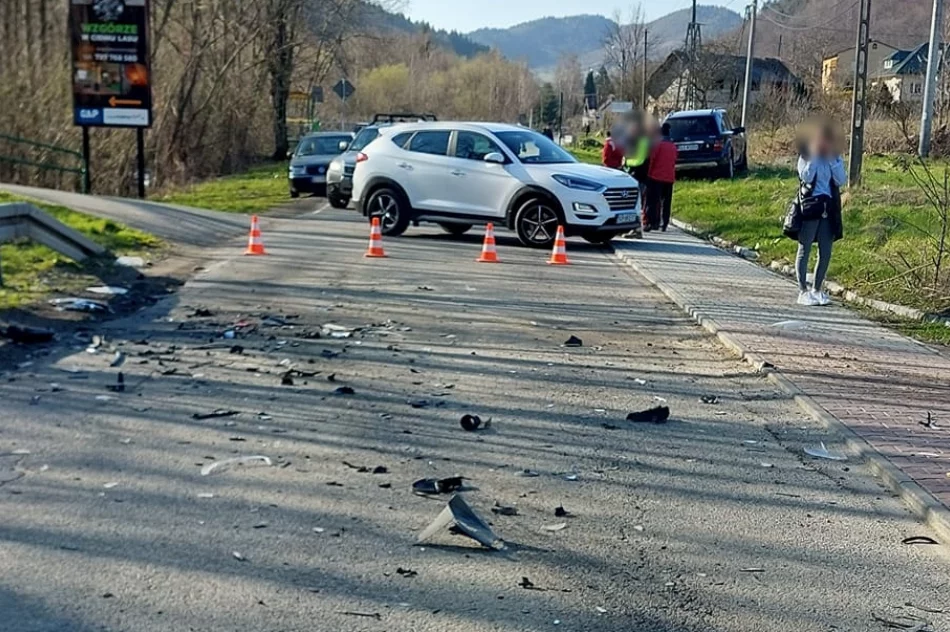 Czołowe zderzenie po wymuszeniu pierwszeństwa - zdjęcie 3