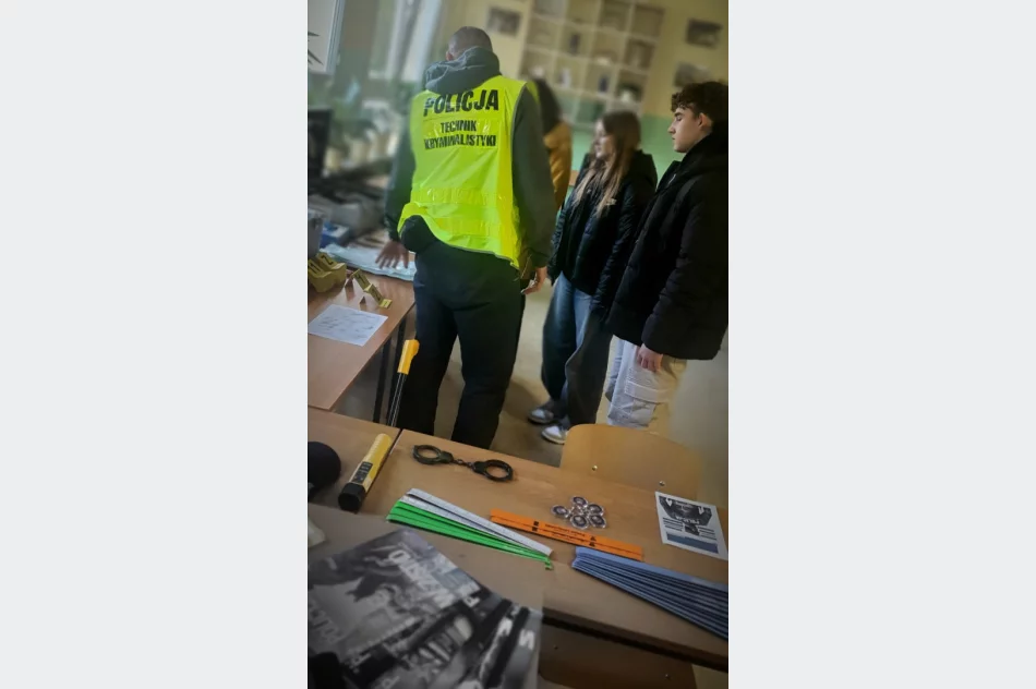 Policjanci promowali swój zawód wśród młodzieży - zdjęcie 3