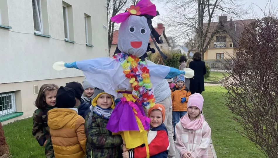 Pożegnanie Marzanny w Miejskim Przedszkolu Nr 1 - zdjęcie 1