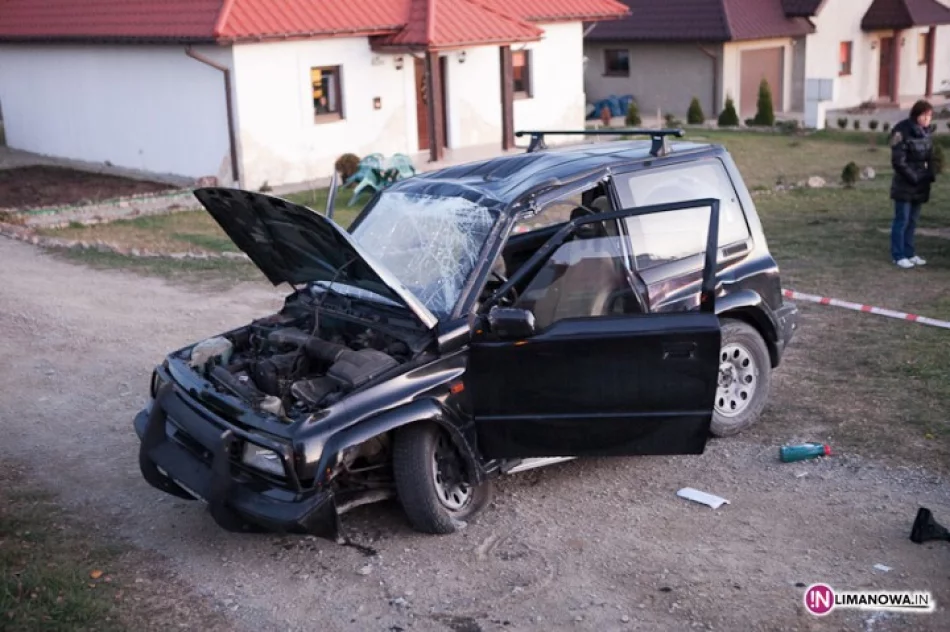 Dachowanie samochodu-kierowca pijany - zdjęcie 2