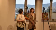 W Miejskiej Galerii Sztuki otwarto wystawę „Mandale” Jolanty Biedroń - zdjęcie 4