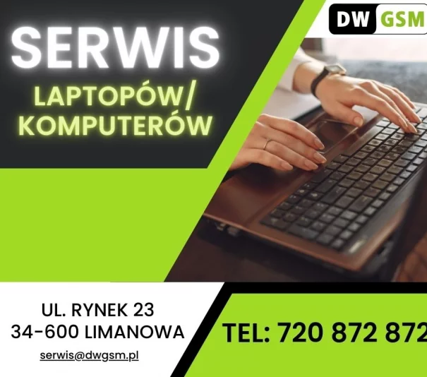 Serwis Laptopów / Komputerów - Obsługa informatyczna Firm i Osób Prywatnych - Zdjęcie główne