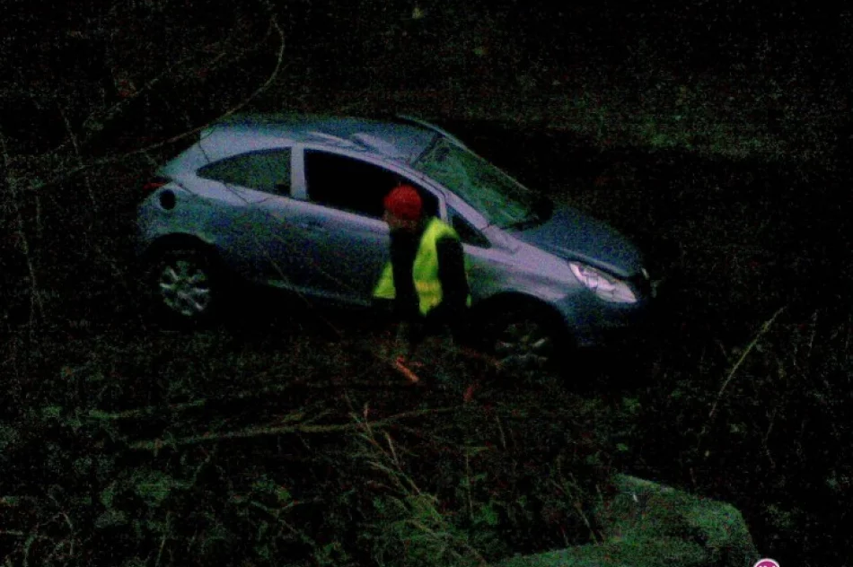 Dwa samochody zaparkowały w potoku - zdjęcie 4