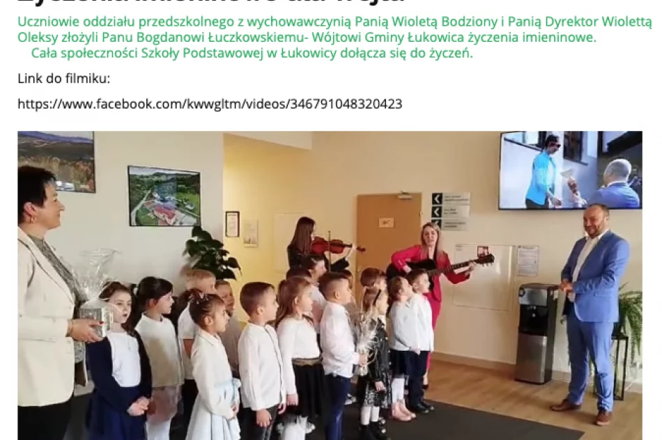 Kontrowersyjne imieniny: „Panie wójcie kochany, przez Boga nam dany” (WIDEO) - zdjęcie 3