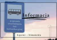 Informacja w sprawie uruchomienia linii komunikacyjnej Lipowe - Limanowa - zdjęcie główne