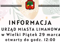 Skrócony czas pracy Urzędu Miasta w Wielki Piątek - zdjęcie główne