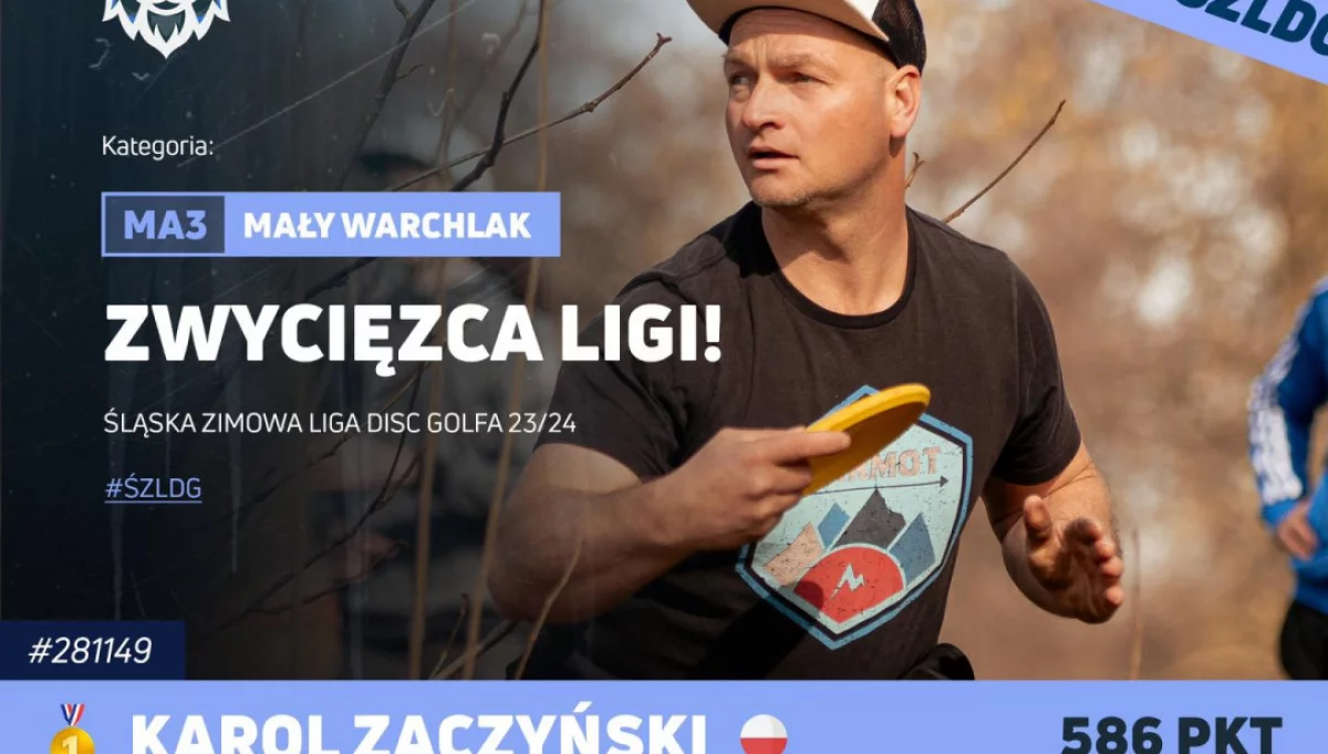 Disc golf: zwycięstwo Karola Zaczyńskiego