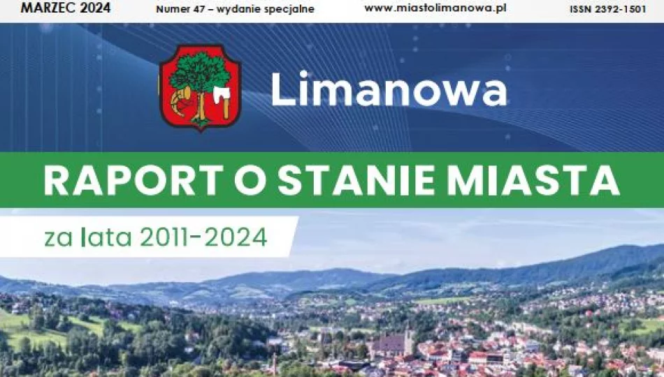 „Informator Miejski – Raport o stanie Miasta Limanowa” – zachęcamy do lektury - zdjęcie 1