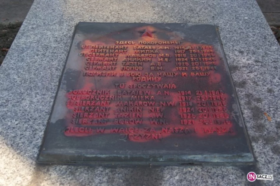 Zniszczyli pomnik - szuka ich policja - zdjęcie 2