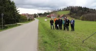 Rozpoczęcie prac przy budowie chodnika w Pasierbcu - zdjęcie 3
