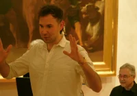 Kompozytor z Przyszowej prezentuje swój utwór w Muzeum Sztuk Pięknych w Lyonie - zdjęcie główne