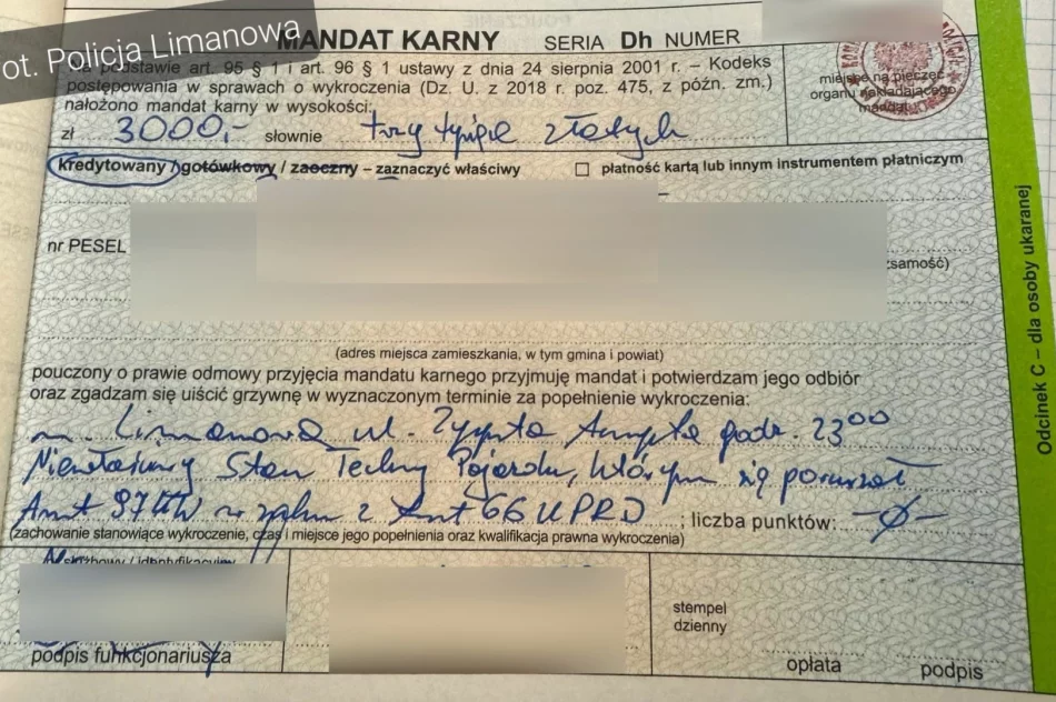Posypały się mandaty za „świąteczny" drift - zdjęcie 2