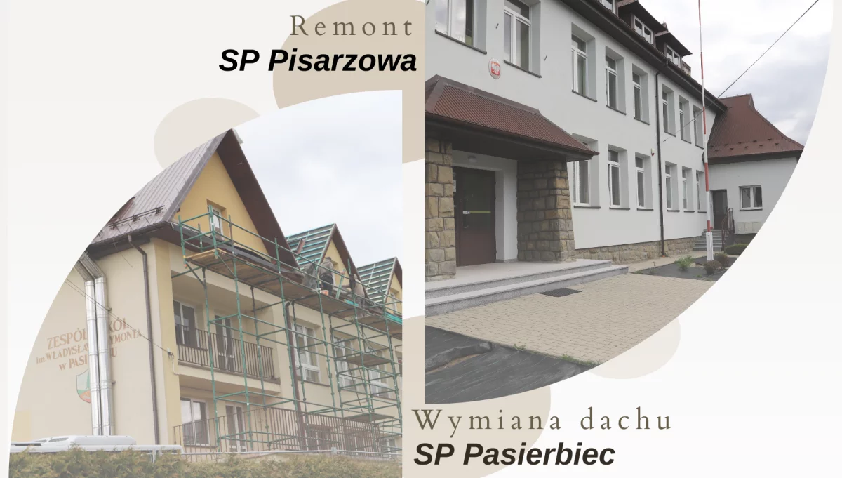 Remont SP Pisarzowa oraz wymiana dachu SP Pasierbiec