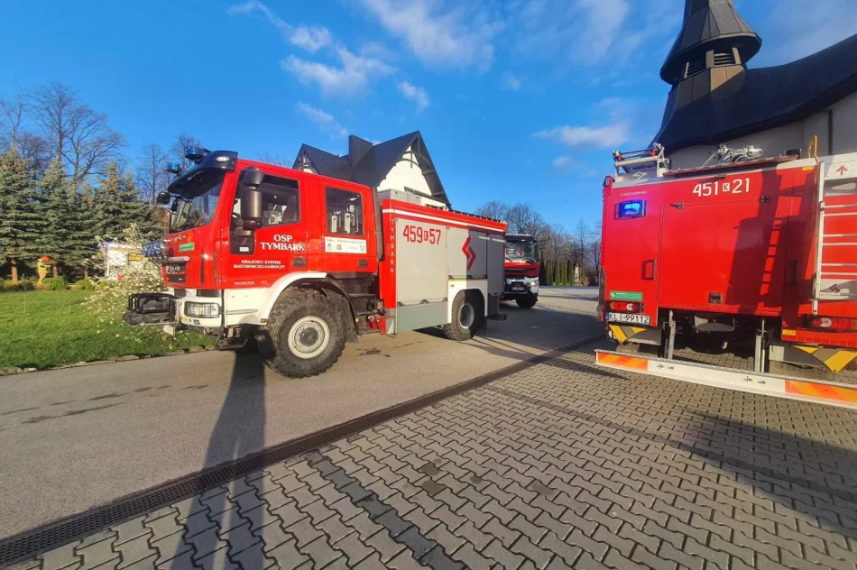 Pożar w budynku plebanii - zdjęcie 3