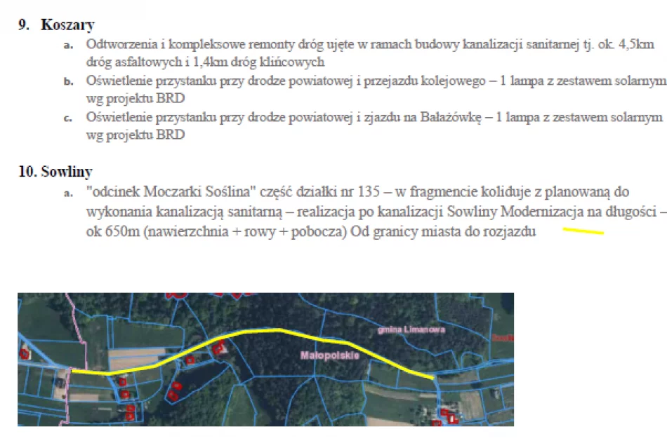 Rusza modernizacja dróg wewnętrznych na terenie gminy Limanowa - zdjęcie 8