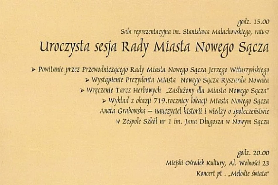 Dziś rocznica lokacji Nowego Sącza - zdjęcie 2